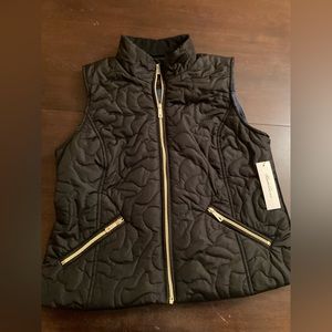 NWT black Kenneth Cole winter vest Sz. L
